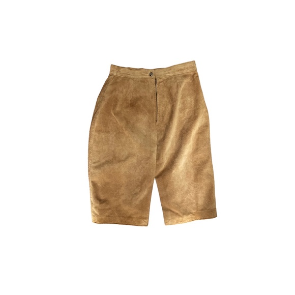 Vintage Suede Leather Skirt - Picture 5 of 7